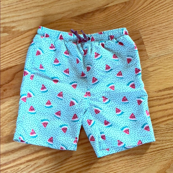boys watermelon swim trunks